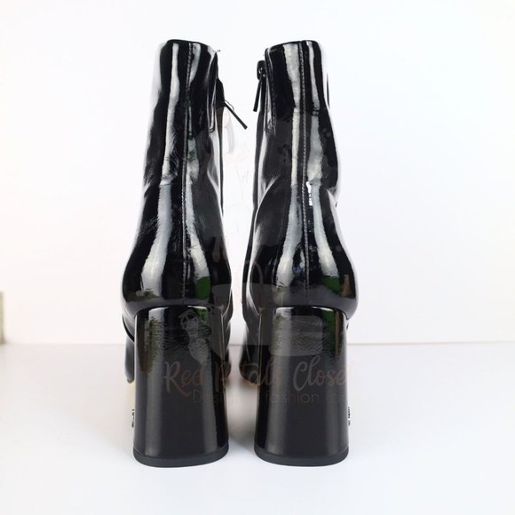 Sam Edelman Women's Codie High Heel Booties Patent Leather Black 10.5- 0268 - Picture 11 of 16